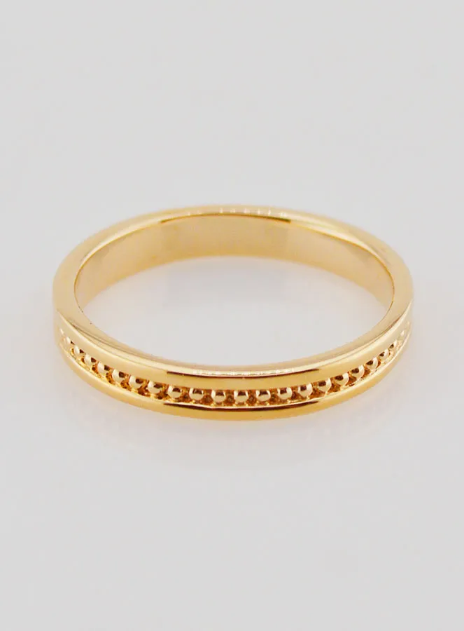 Gold-plated Wedding Ring - Size 54 (pic 1)