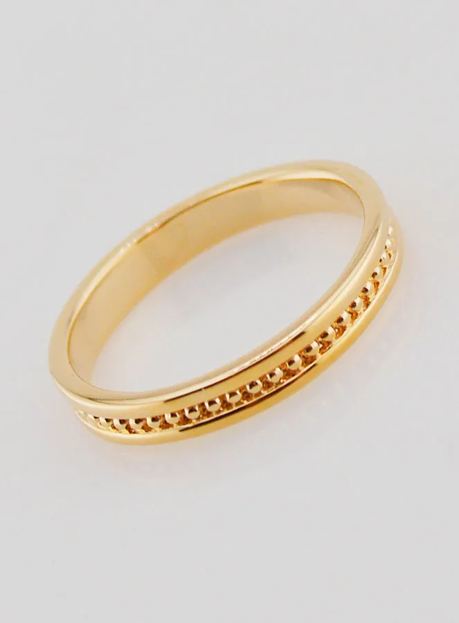 Gold-plated Wedding Ring - Size 54 (pic 3)