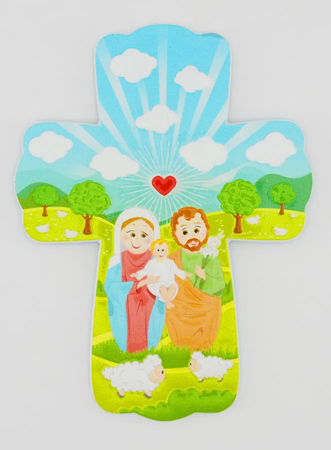 Children's Cross to Hang - Holy Family (pic 1)