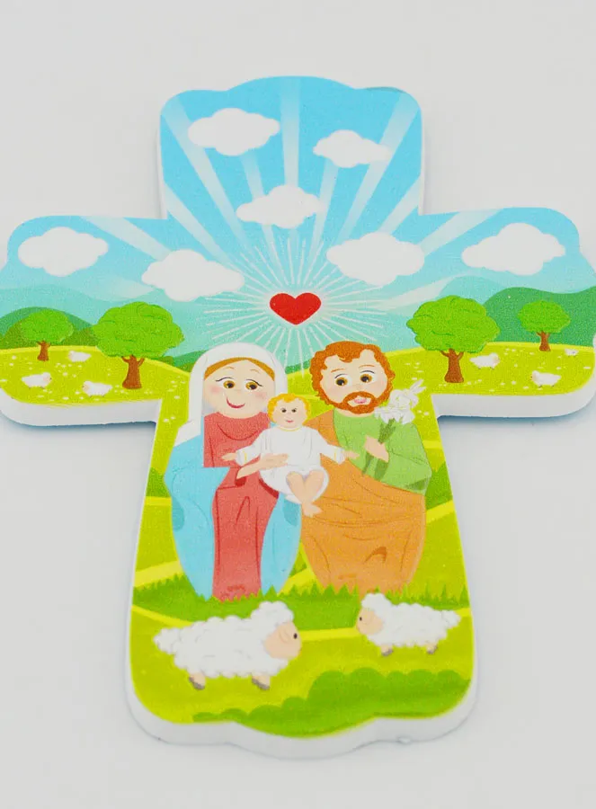 Children's Cross to Hang - Holy Family (pic 2)