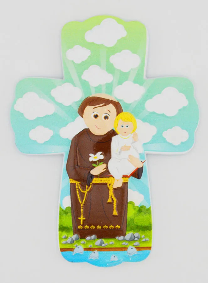 Children's Cross to Hang - Saint Anthony (pic 1)