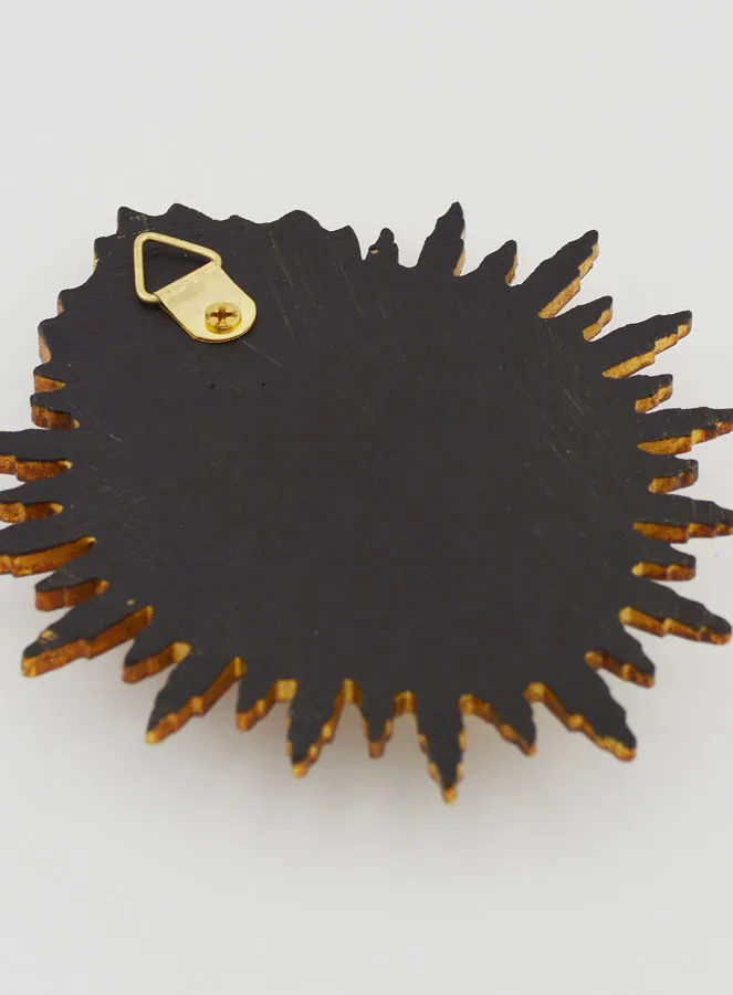 Ex Voto Wall Decoration Radiant Heart 11cm - Gold (pic 4)