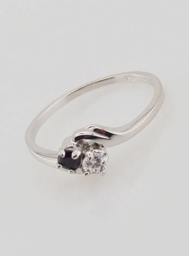 Ring Silver and Zirconia - Size 54 (pic 3)