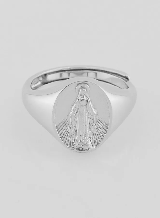 Miraculous Virgin Signet Ring - Size 52-56 (pic 1)