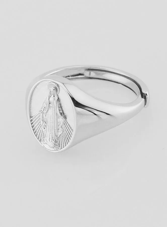 Miraculous Virgin Signet Ring - Size 52-56 (pic 3)