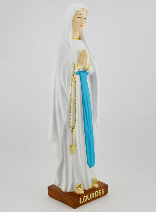 Religious Statue of Our Lady of Lourdes - 30cm (pic 3)