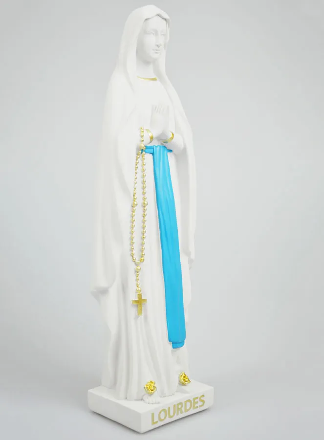 Our Lady of Lourdes Religious Statue - 40cm (pic 3)