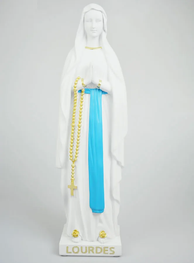 Our Lady of Lourdes Religious Statue - 50cm (pic 1)