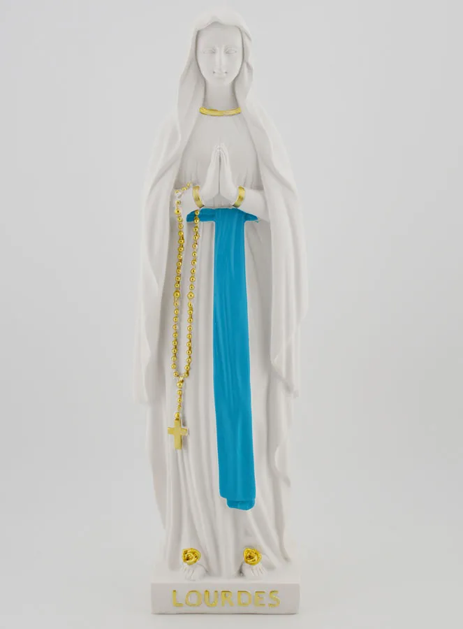 Religious Statue of Our Lady of Lourdes - 25cm (pic 1)