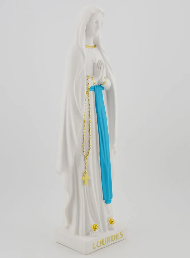 Religious Statue of Our Lady of Lourdes - 25cm (pic 3)