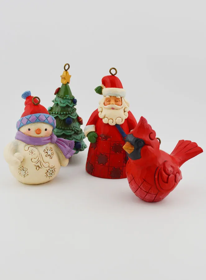 4 Hanging Christmas Decorations - Jim Shore (pic 1)