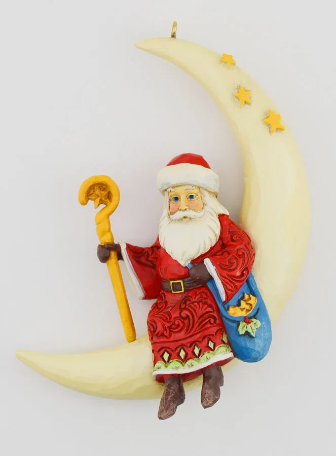 Father Christmas on Crescent Moon - Jim Shore (pic 1)