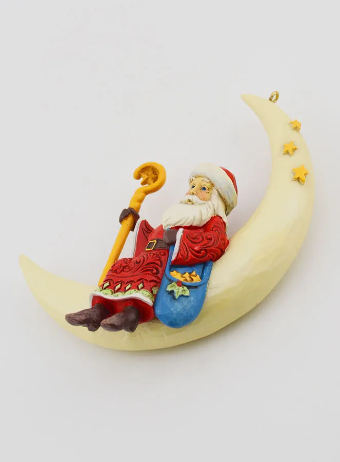 Father Christmas on Crescent Moon - Jim Shore (pic 3)