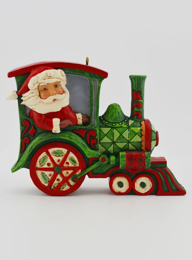 Santa's Train Ornament - Jim Shore (pic 1)