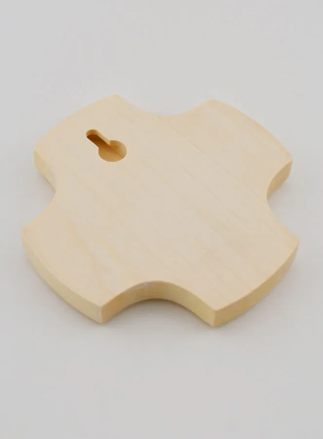 Maple Wood Cross - Christian Fish Ichtus (pic 4)