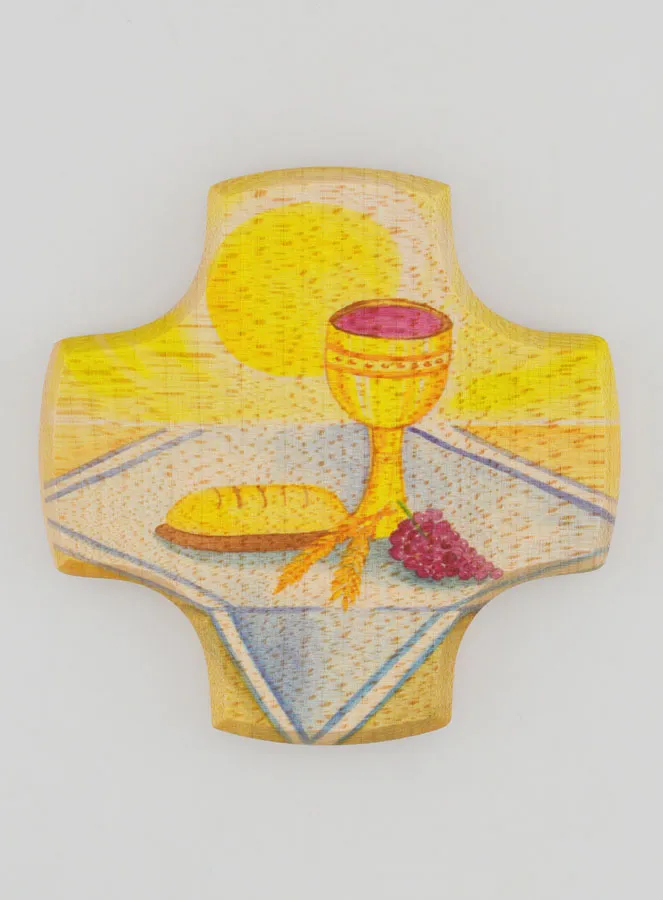 Maple Wood Cross - My First Communion (pic 1)