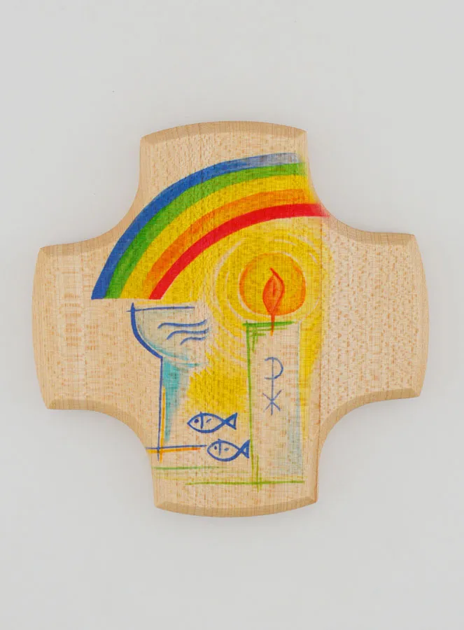 Maple Wood Cross - My Baptism (pic 1)