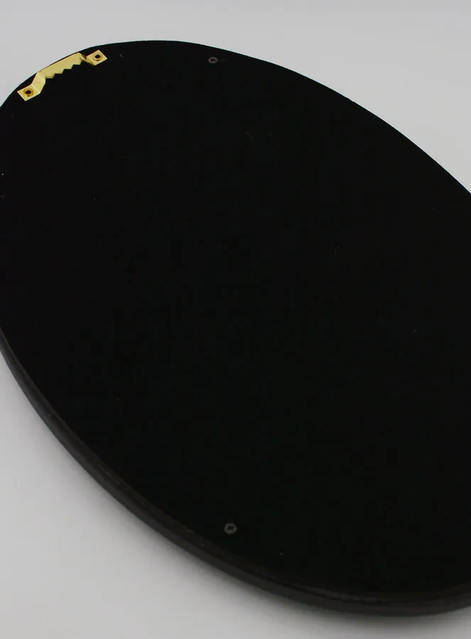 Ex Voto Wall Decoration Golden Radiant Heart on Velvet - 23cm (pic 4)