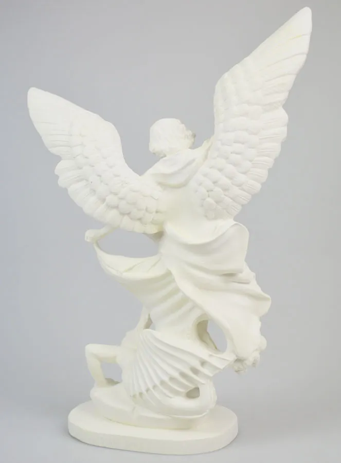 Phosphorescent Resin Statue of Saint Michael - 30cm (pic 4)