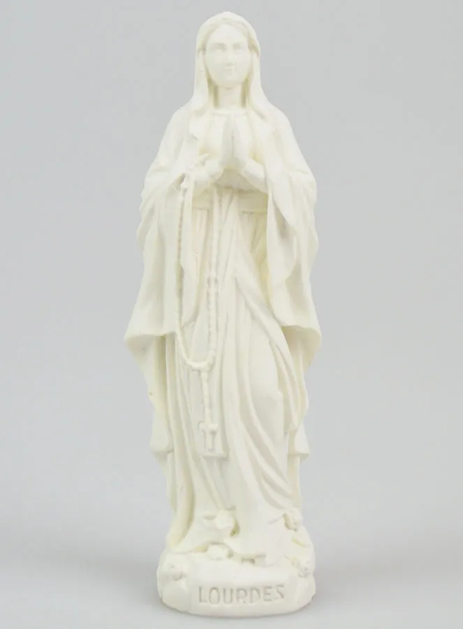 Phosphorescent Statue of Our Lady of Lourdes - 12cm (pic 1)