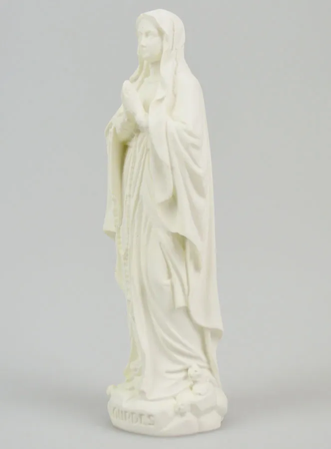 Phosphorescent Statue of Our Lady of Lourdes - 12cm (pic 2)