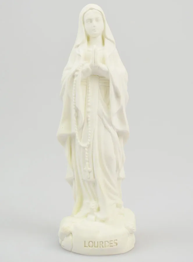 Phosphorescent Our Lady of Lourdes Statue - 15cm (pic 1)