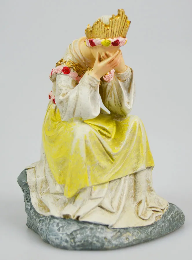 Statue of Our Lady of La Salette Weeping - 11cm (pic 1)