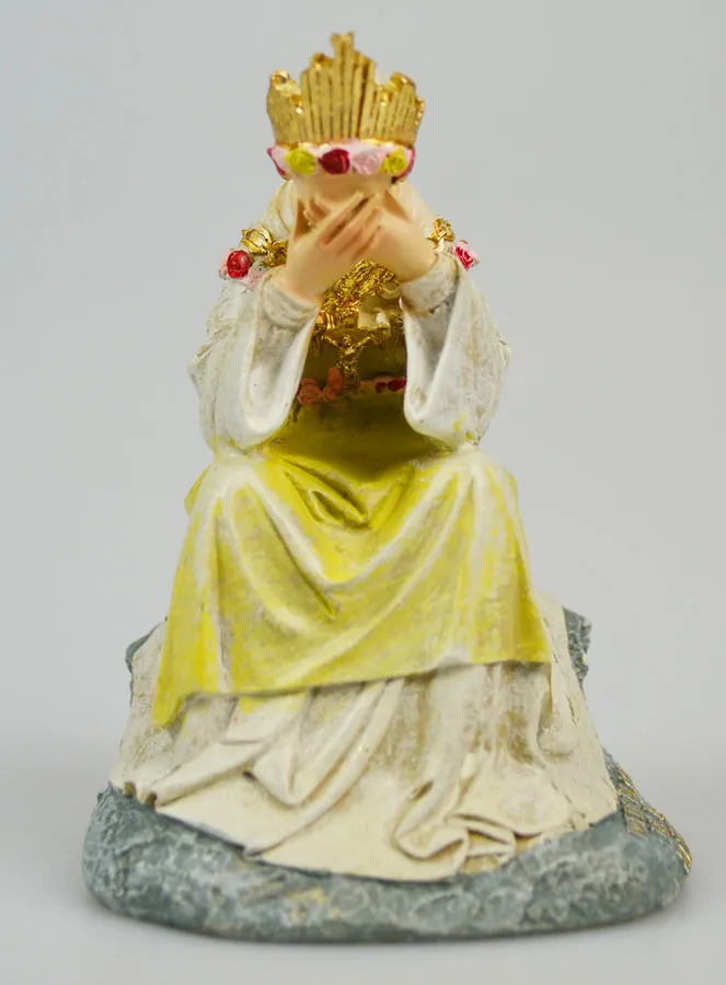 Statue of Our Lady of La Salette Weeping - 11cm (pic 2)