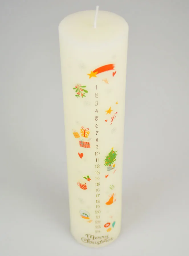 Advent Candle Traditional Decor - 25cm (pic 2)
