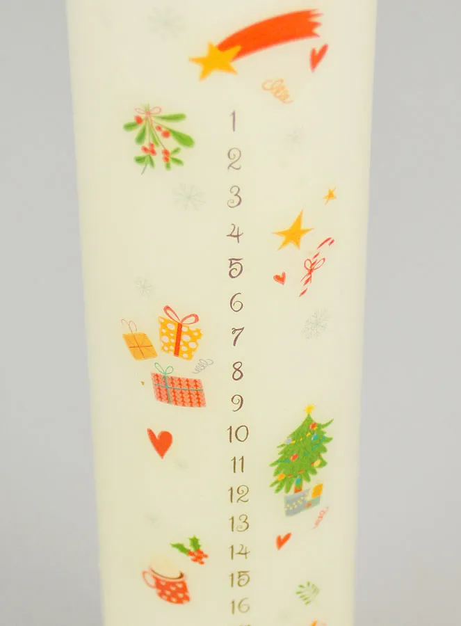 Advent Candle Traditional Decor - 25cm (pic 4)