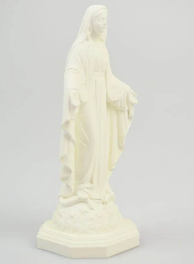 Miraculous Virgin Mary Statue in Phosphorescent Resin - 15cm (pic 3)
