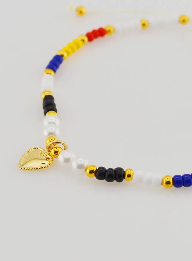 Multicoloured Braided Religious Bracelet - Ex Voto (pic 4)