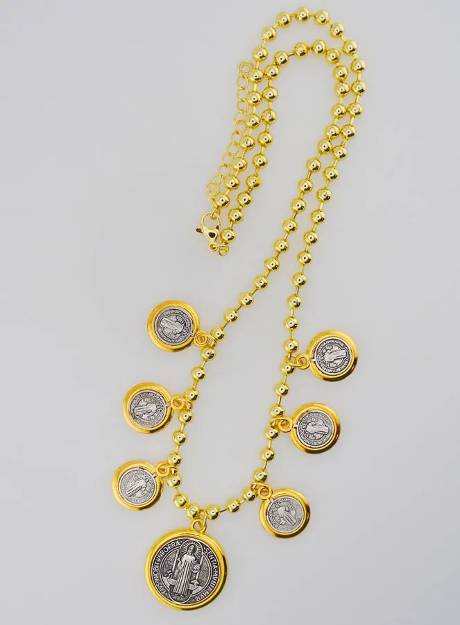 Religious Necklace Saint Benedict Protection (pic 2)