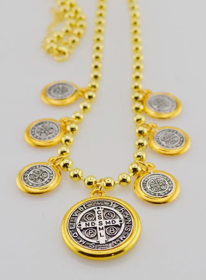Religious Necklace Saint Benedict Protection (pic 3)