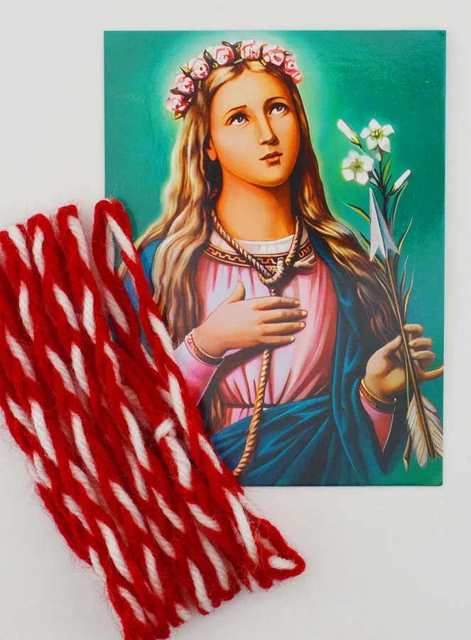 Saint Philomena's Cord with Prayer (pic 1)