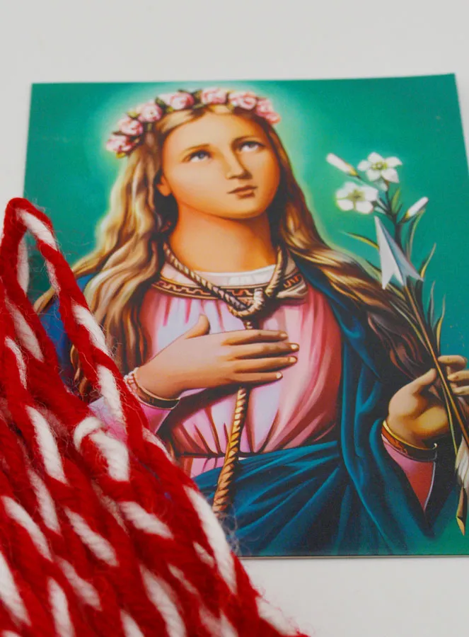 Saint Philomena's Cord with Prayer (pic 2)