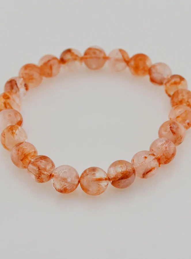 Bracelet with Haematoid Quartz Stone A - 8 mm (pic 2)