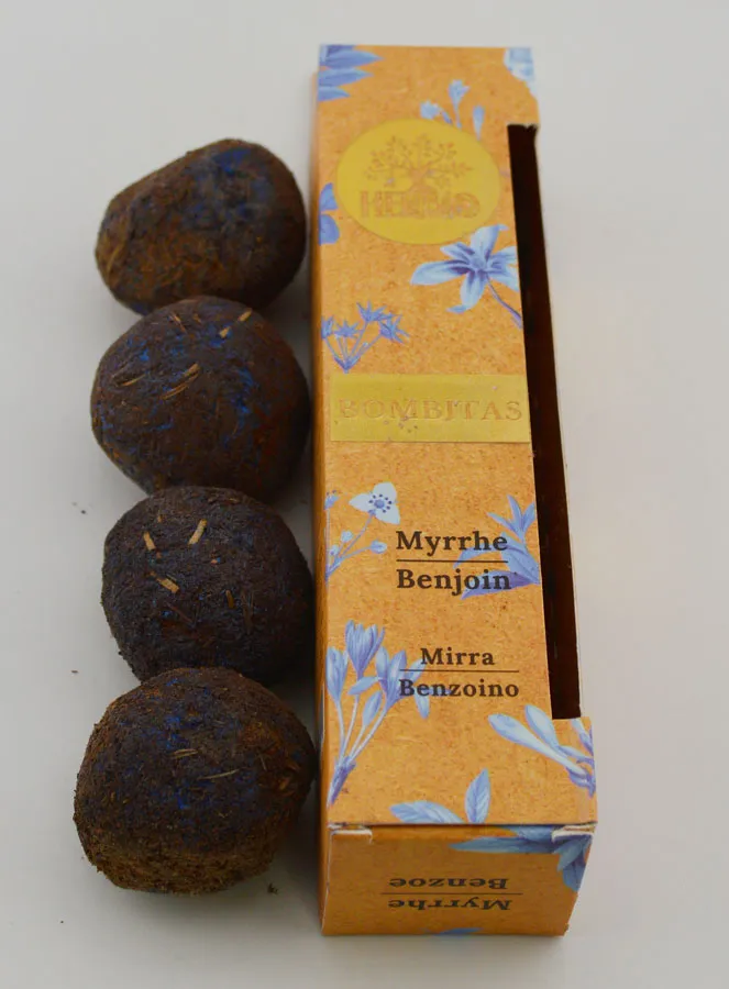Incense Smudge Bombs - Benzoin and Myrrh (pic 2)