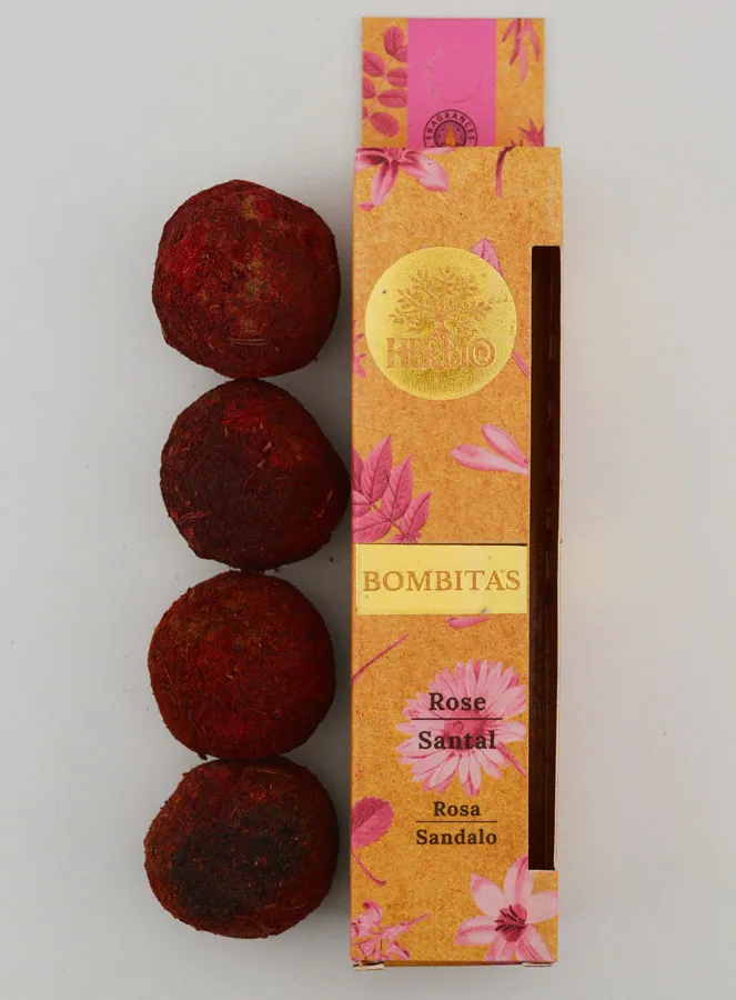 Incense Smudge Bombs - Rose Sandalwood (pic 1)
