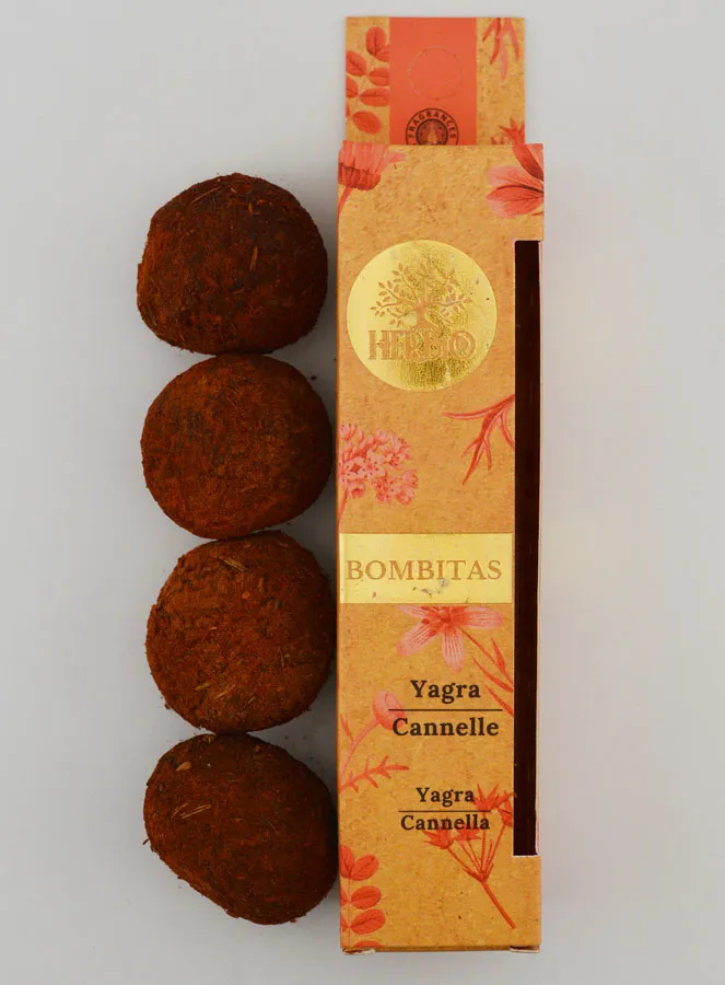 Incense Smudge Bombs - Yagra Cinnamon (pic 1)