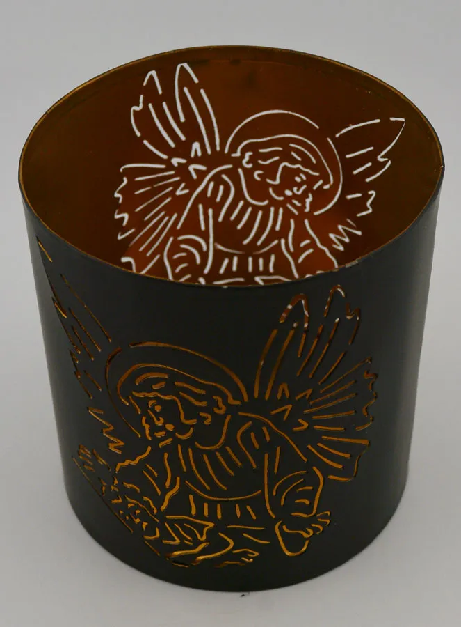 Openwork Candle Holder - Guardian Angel (pic 1)