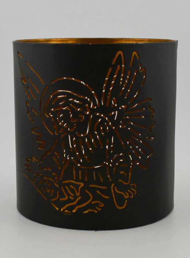 Openwork Candle Holder - Guardian Angel (pic 2)