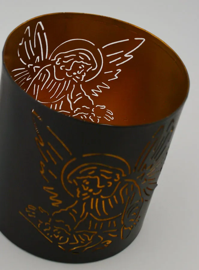 Openwork Candle Holder - Guardian Angel (pic 4)