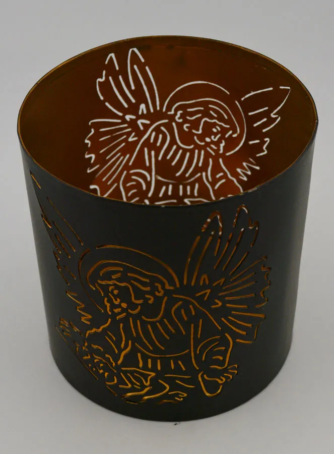 Baptism Gift - Candle Holder Guardian Angel (pic 1)