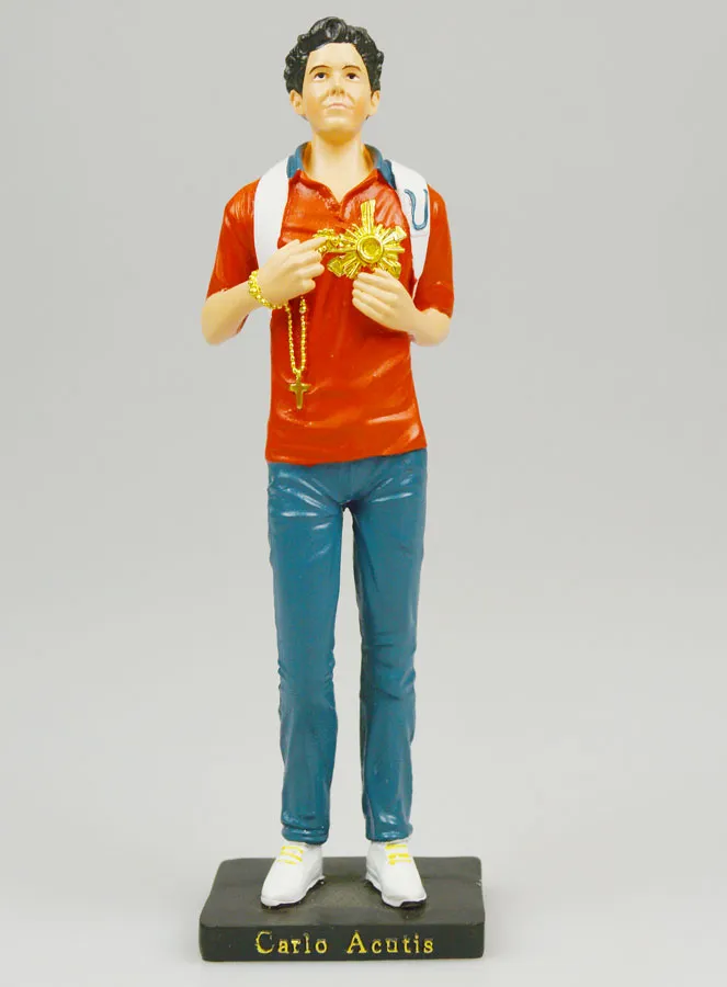 Statue of Saint Carlo Acutis - 15cm (pic 1)
