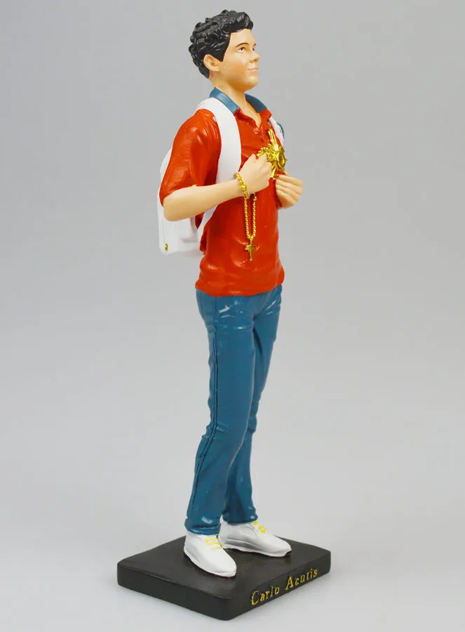 Statue of Saint Carlo Acutis - 15cm (pic 3)