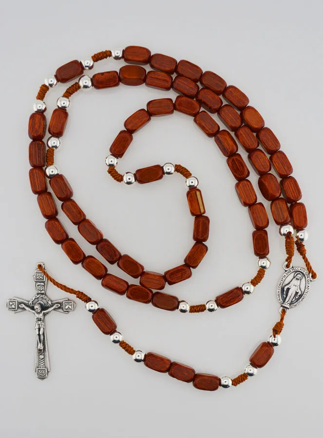 Rosary Miraculous Virgin Wood (pic 1)