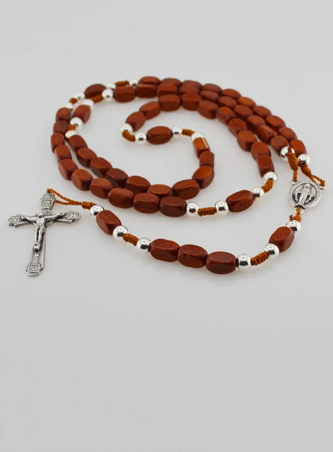 Rosary Miraculous Virgin Wood (pic 2)