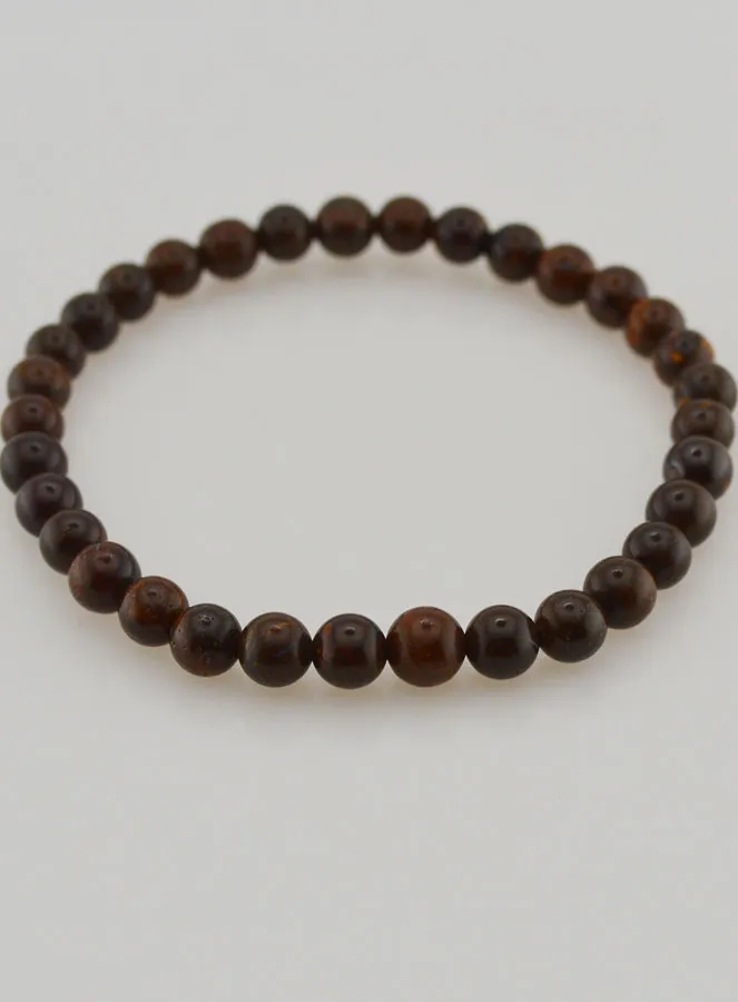 Boulder Opal Gemstone Bracelet - 6mm (pic 2)