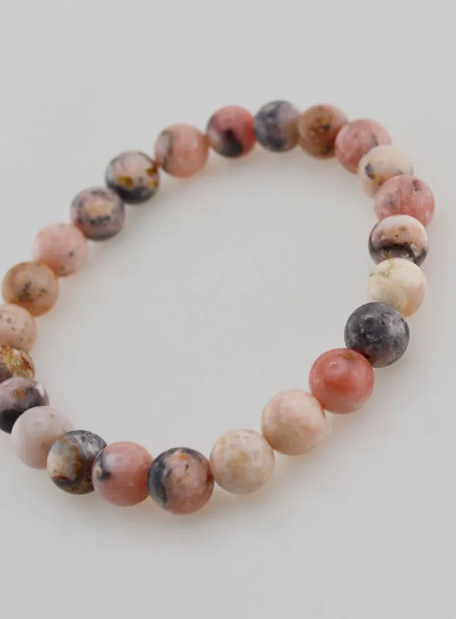Gemstone Bracelet in Pink Opal 8mm (pic 4)